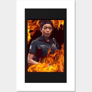 911 - Athena Grant - Flames Posters and Art